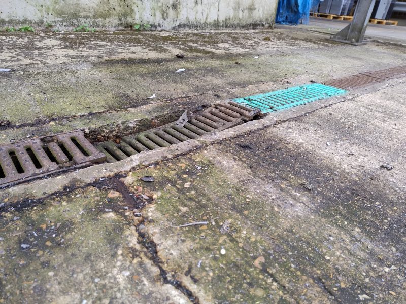channel drainage channel cleaning